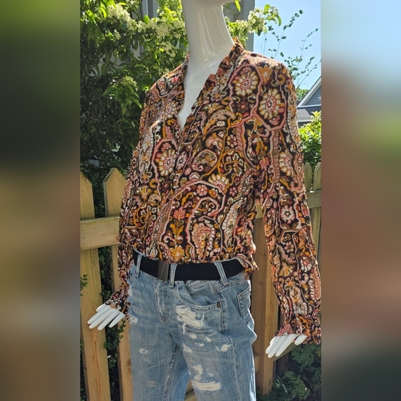 Le Petite Francais top. mosaic pattern,size 12 NWT - Picture 7 of 16